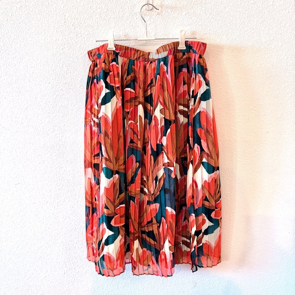 Who What Wear Dresses & Skirts - "Who What Wear" Red and Orange Multi Color A-Line Skirt